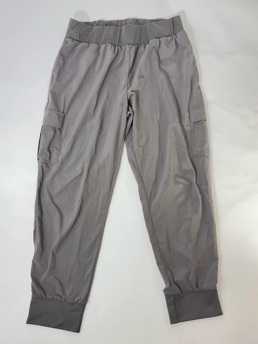 Z By Zella Gray Cargo Jogger Pants Women’s Large Lightweight Athleisure